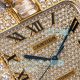 TW Factory Swiss Replica Cartier Santos Half Yellow Gold Diamond Roman Face Watch (3)_th.jpg